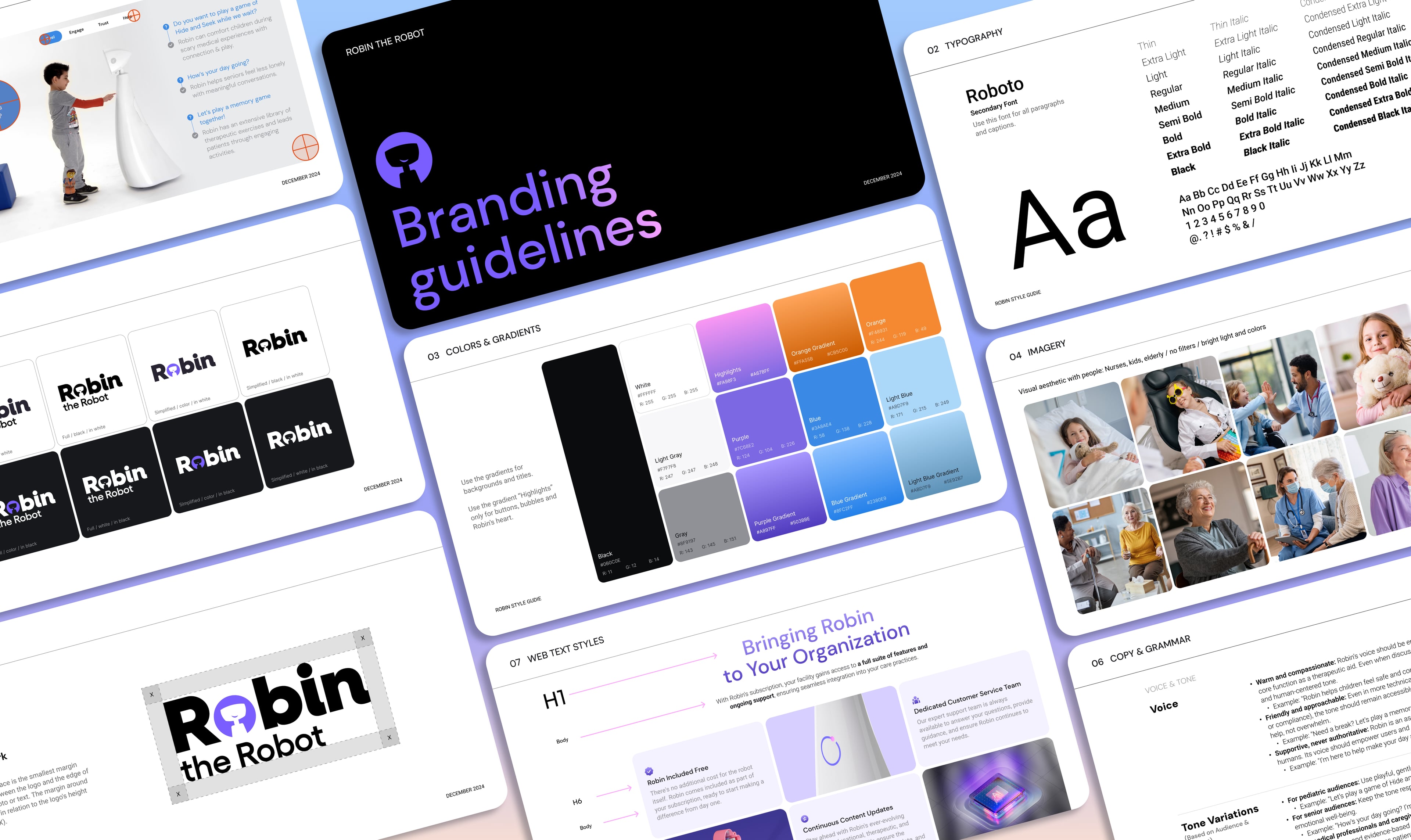 Aloa Robin Case Study Screens
