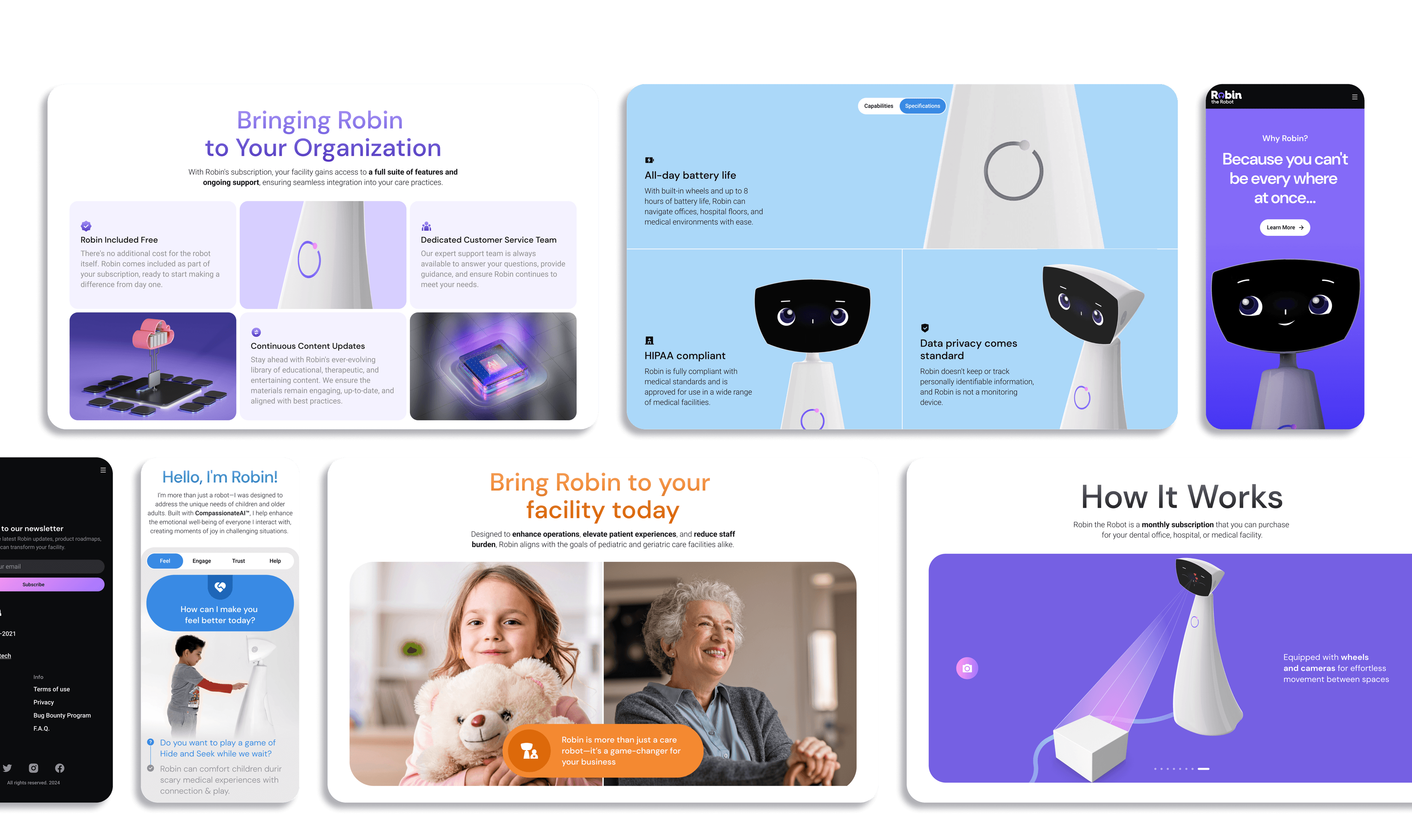 Aloa Robin Case Study Screens